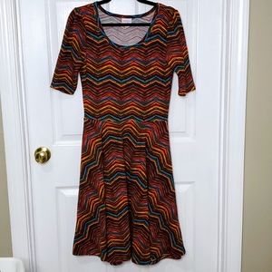 Women's LLR Nicole Dress Size Medium Multi Color
